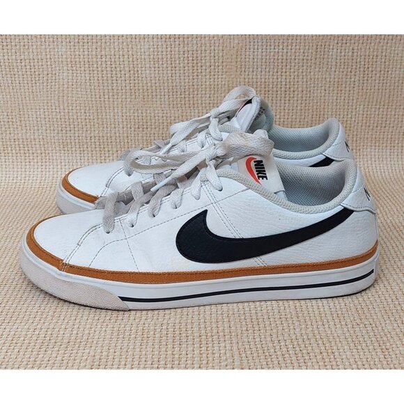 Nike Shoes Size 8 Court Legacy CU4150-102 White Casual Sneakers Comfort Insole - Picture 5 of 9